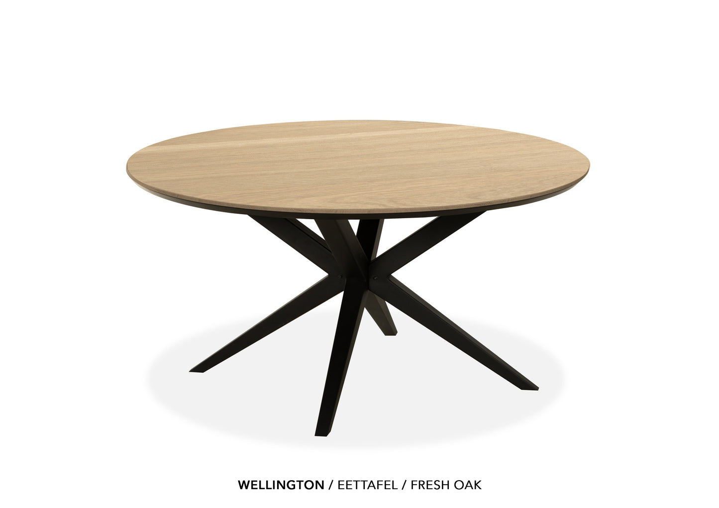 Ronde Lamulux eettafel "Wellington" - zeer kras bestendig!