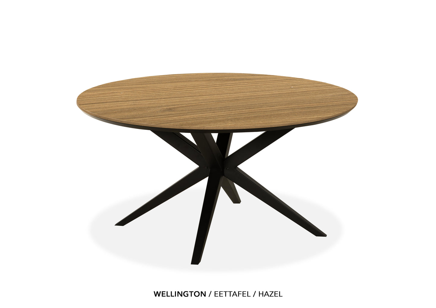 Ronde Lamulux eettafel "Wellington" - zeer kras bestendig!