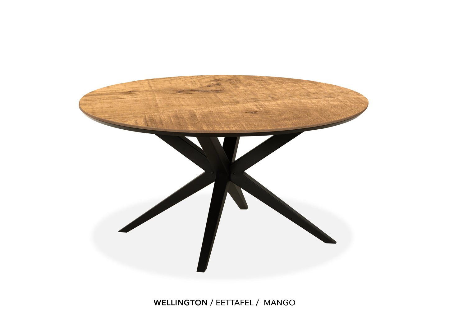 Ronde Lamulux eettafel "Wellington" - zeer kras bestendig!