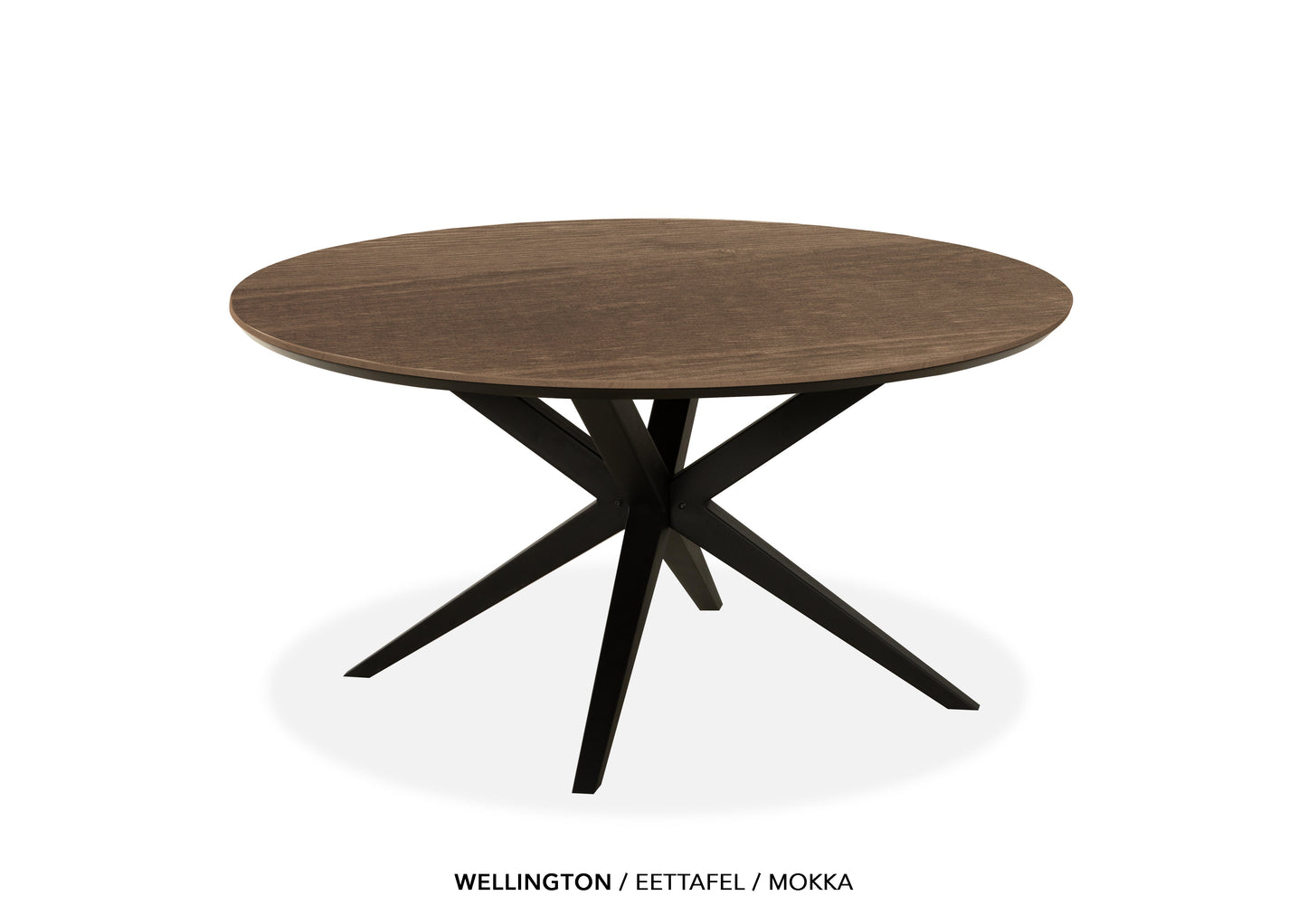 Ronde Lamulux eettafel "Wellington" - zeer kras bestendig!