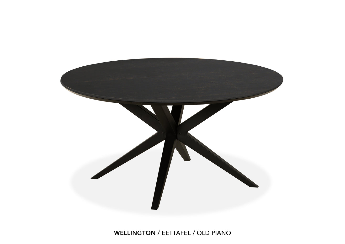 Ronde Lamulux eettafel "Wellington" - zeer kras bestendig!