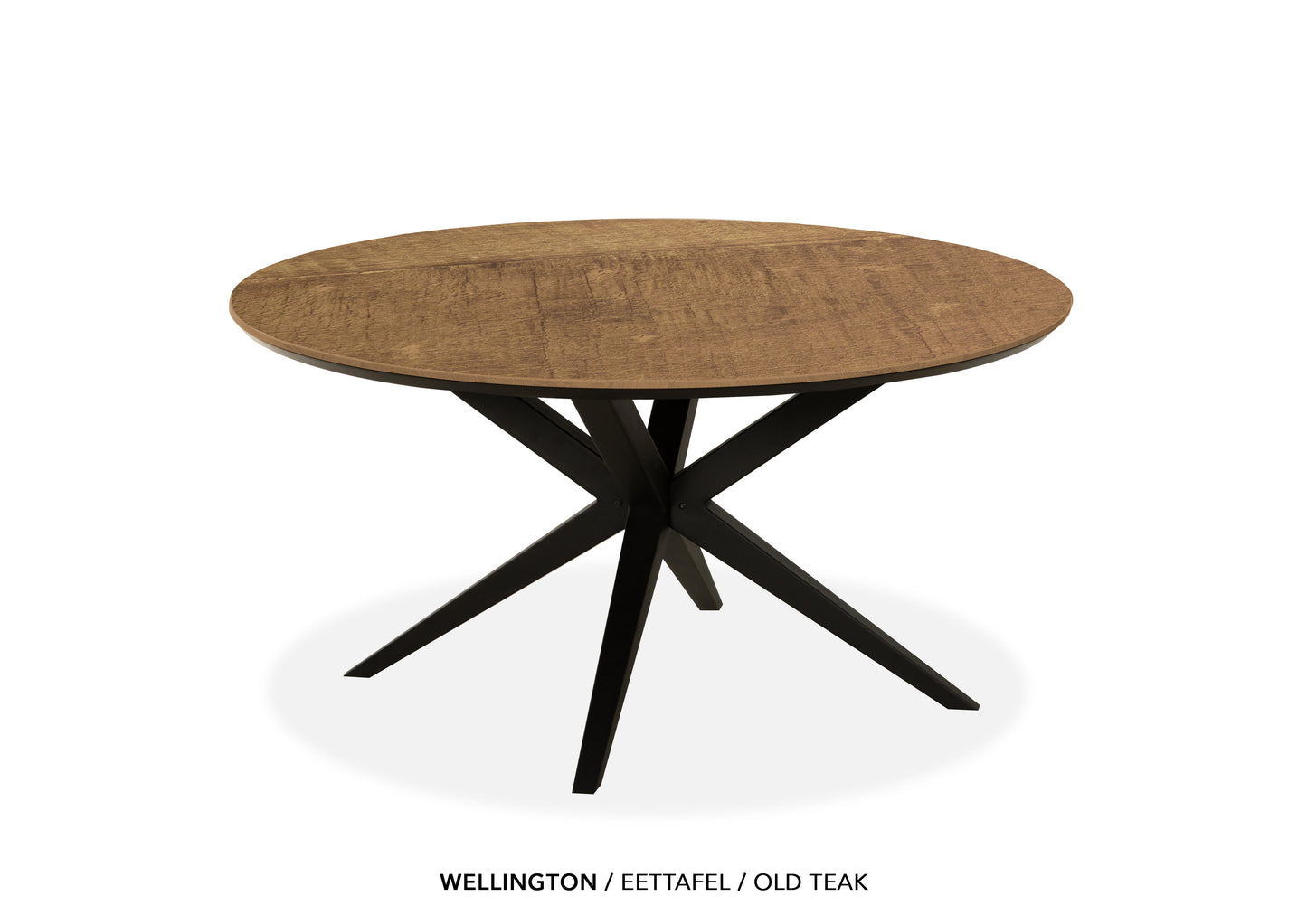 Ronde Lamulux eettafel "Wellington" - zeer kras bestendig!