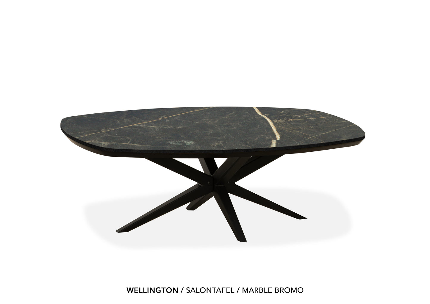 MX-sofa Lamulux salontafels "Wellington" deens ovaal - zeer kras bestendig!