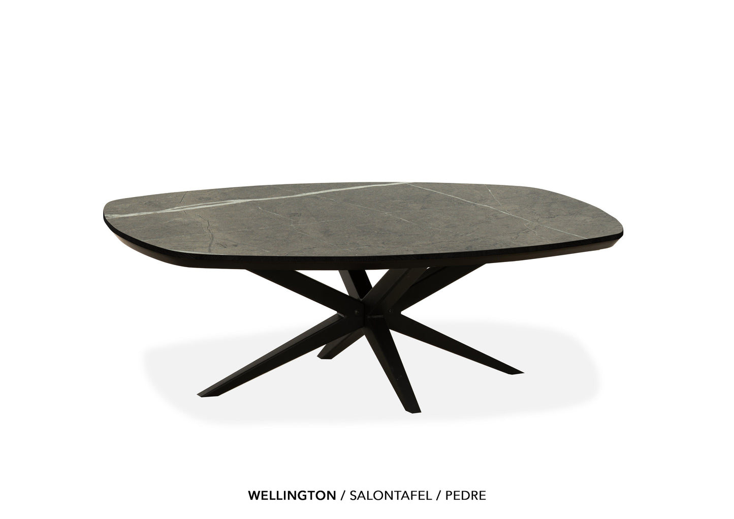 MX-sofa Lamulux salontafels "Wellington" deens ovaal - zeer kras bestendig!