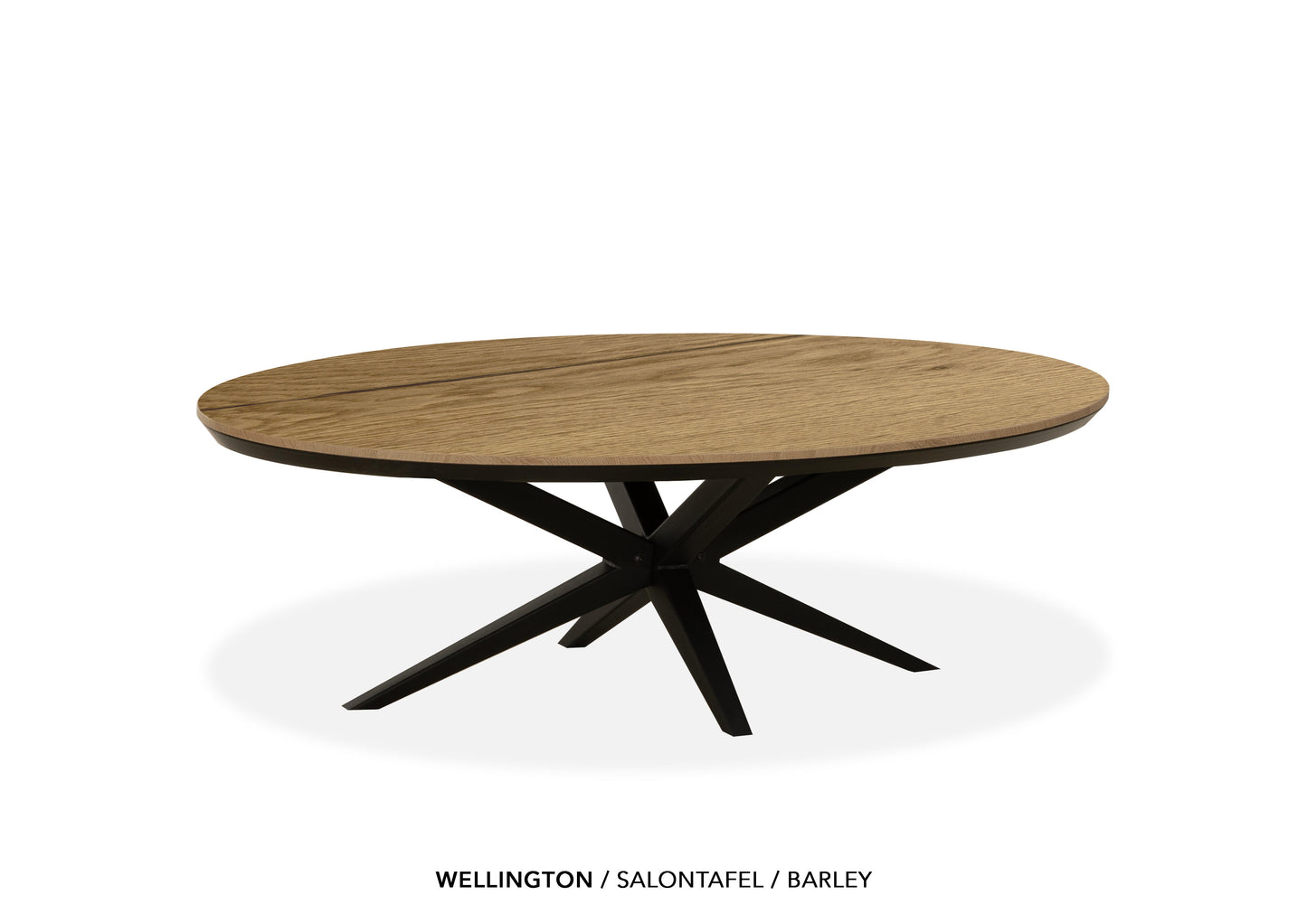MX-sofa Lamulux salontafels "Wellington" ovaal - zeer kras bestendig!
