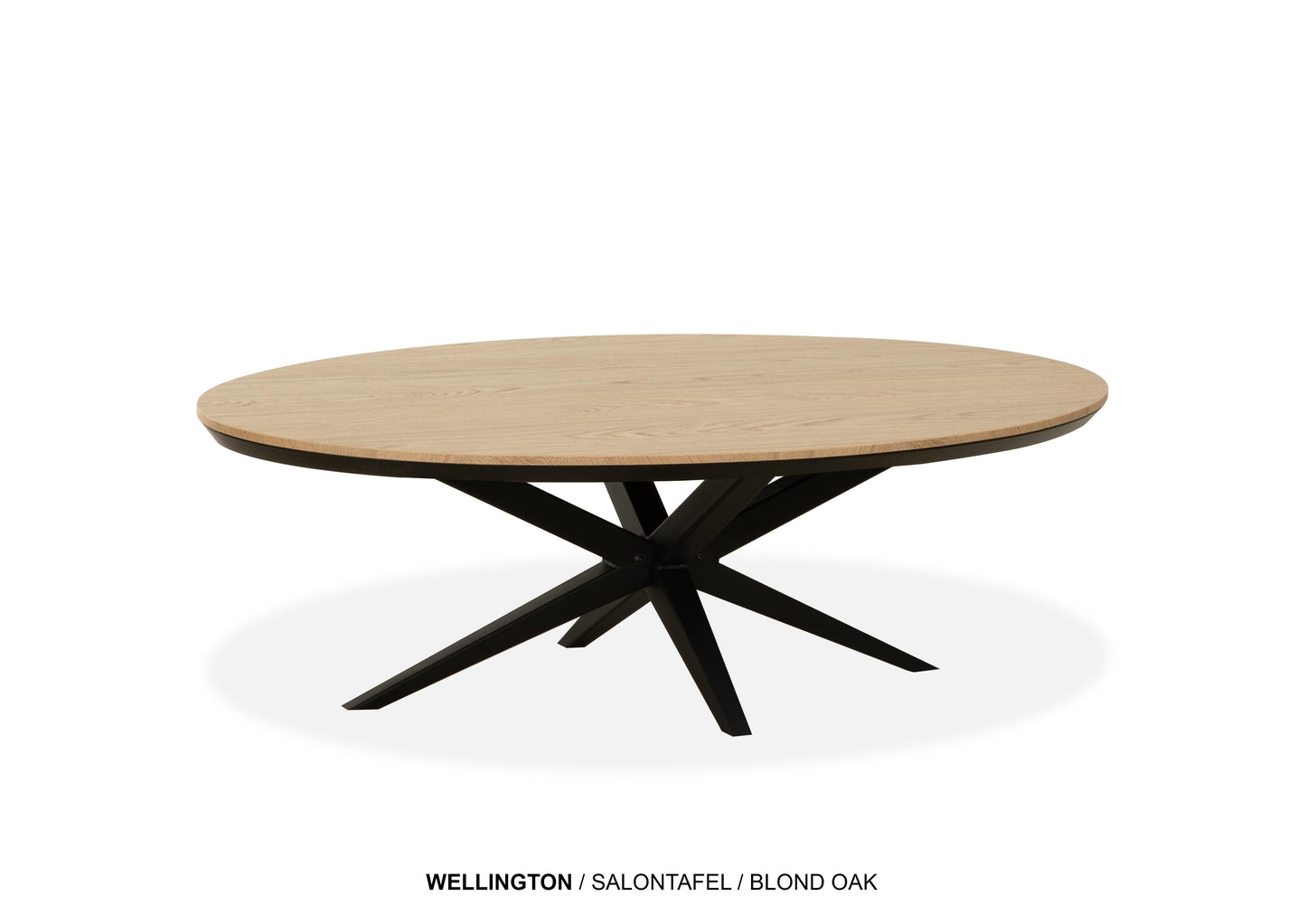 MX-sofa Lamulux salontafels "Wellington" ovaal - zeer kras bestendig!