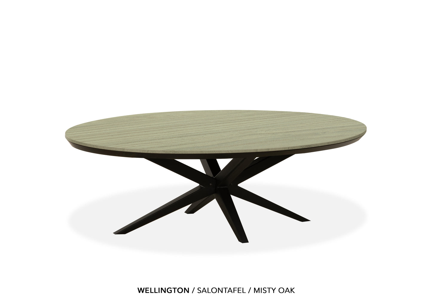 MX-sofa Lamulux salontafels "Wellington" ovaal - zeer kras bestendig!