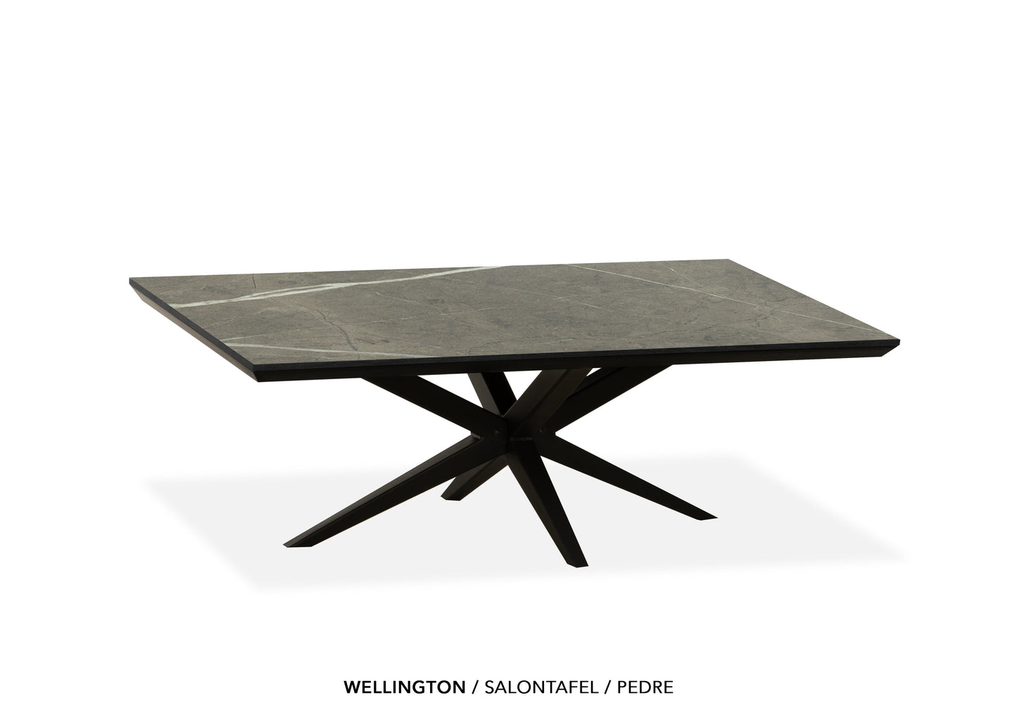 MX-sofa Lamulux salontafels "Wellington" recht - zeer kras bestendig!