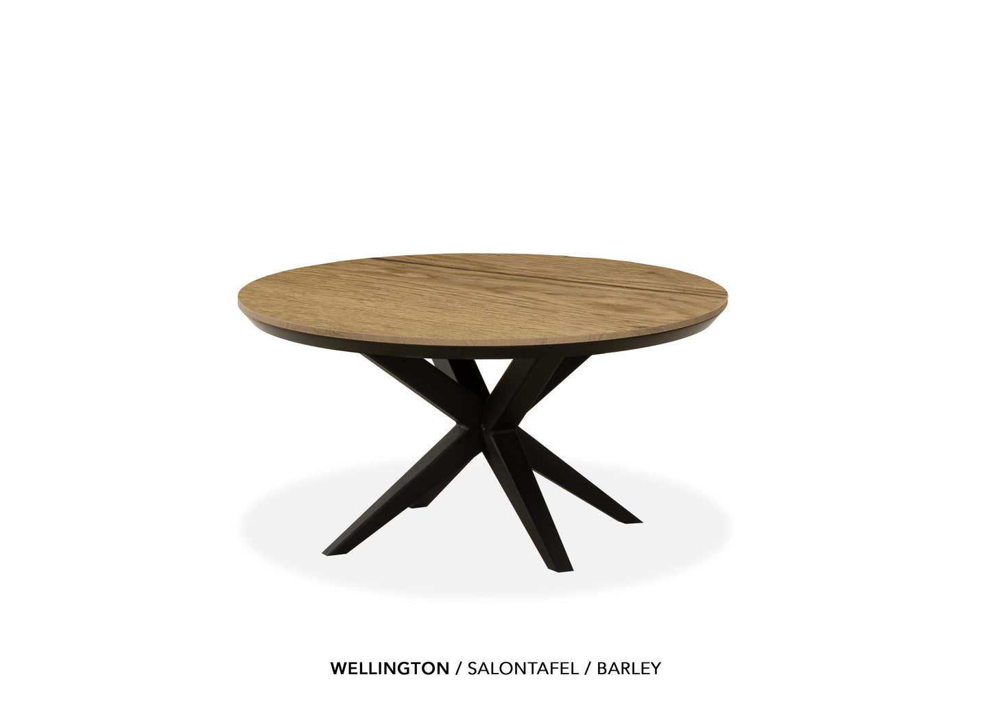 MX-sofa Lamulux salontafels "Wellington" rond - zeer kras bestendig!