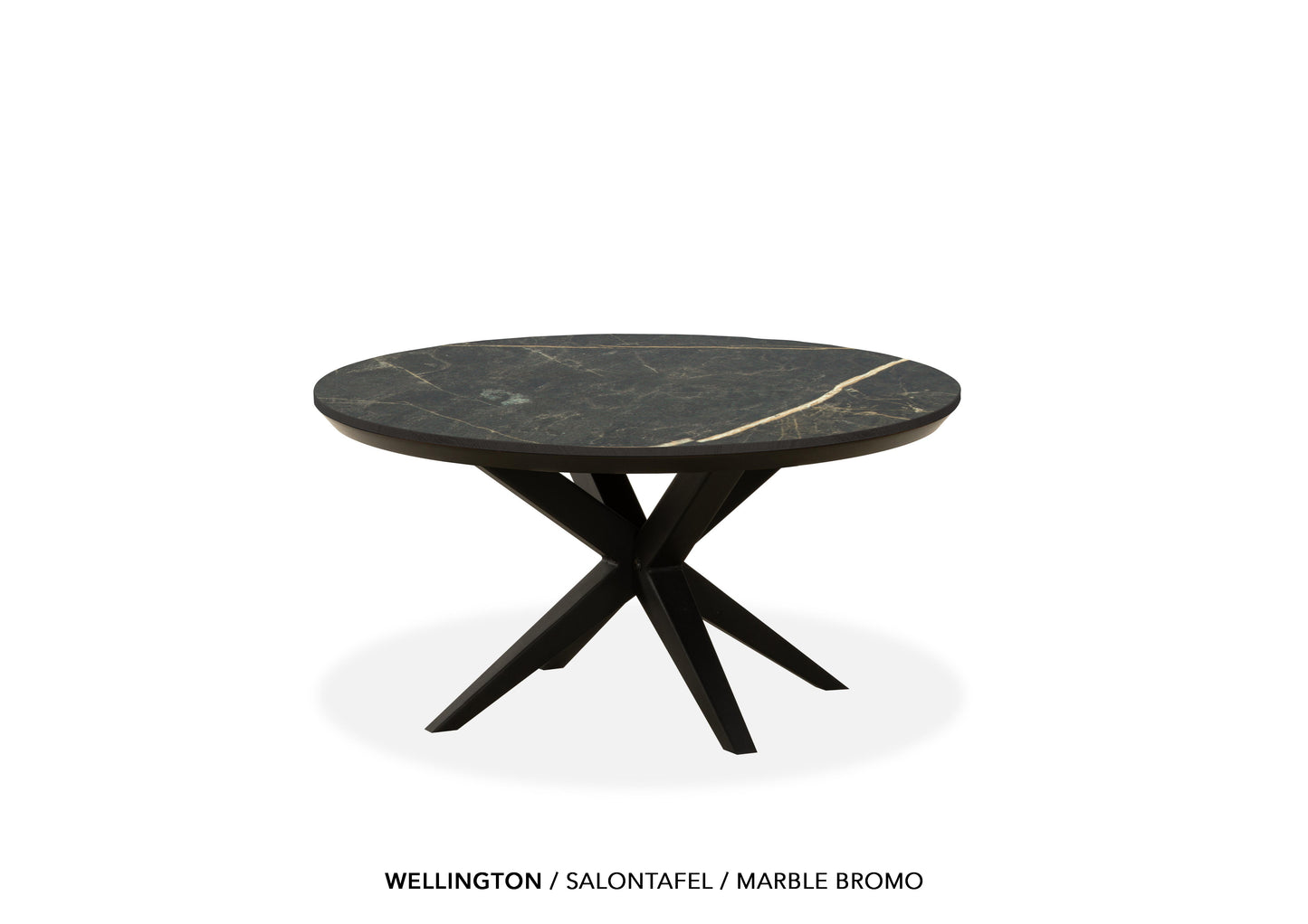 MX-sofa Lamulux salontafels "Wellington" rond - zeer kras bestendig!