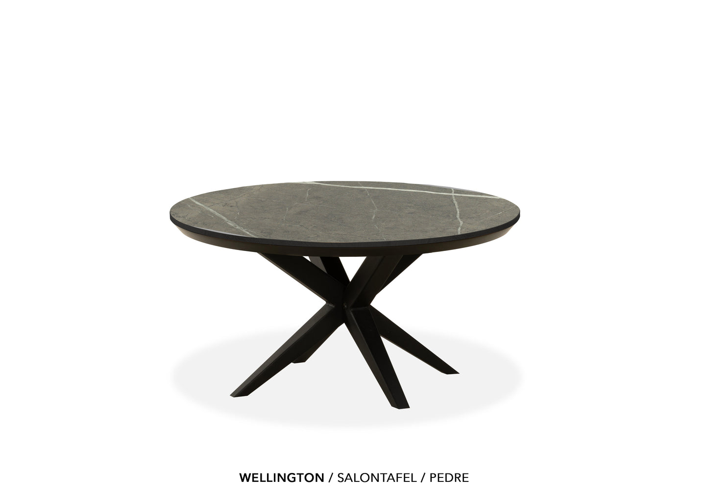 MX-sofa Lamulux salontafels "Wellington" rond - zeer kras bestendig!